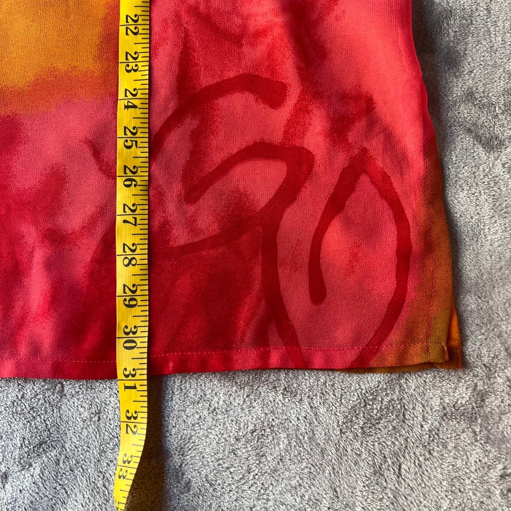 More by Lata Womens Small Abstract Print Sleeveless V-Neck Tunic Top Pink - Picture 6 of 7